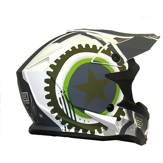 Motorrad Helm Integral Herkunft Earth 2.0 Foxhill Soldat Gelb