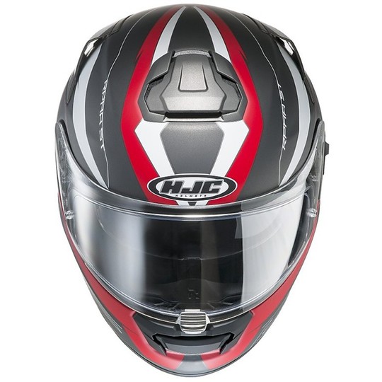 Motorrad Helm Integral Hjc RPHA ST Doppel Visor Oath Keeper Weiß Grau Rot MC-1F
