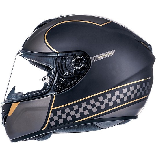 Motorrad Helm Integral MT Helme Rapide Revival A1 Matt Schwarz