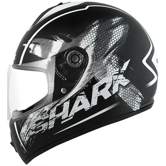Motorrad Helm Integral Shark S600 PINLOCK EXIT Matte Black Chrome