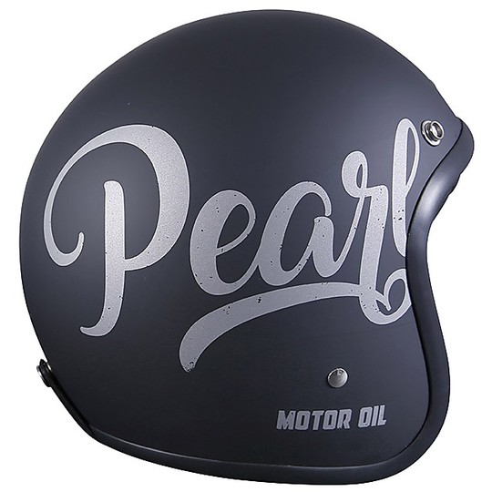 Motorrad Helm Jet Custom Stormer PEARL Oil