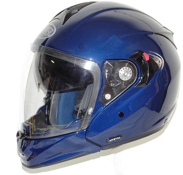 Motorrad Helm Jet Integral Premier Jt4 Allroad Chin Abnehmbare Blau