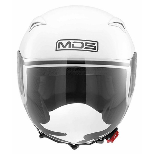 Motorrad-Helm Jet Mds G240 Mono Weiß