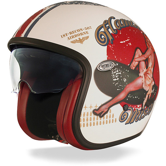 Retro Motorrad Helm 3/4 Mit Bluetooth - ECEDOT Geprüfter Jet Helm