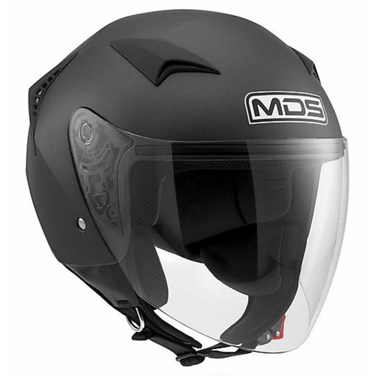 Motorrad-Helm Matt Schwarz Mono G240 Jet Mds