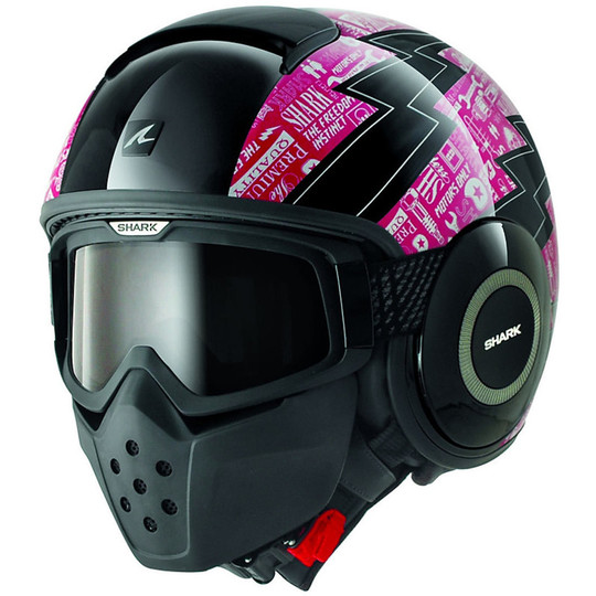 SHARK Herren Motorradhelm NC – Weiß/Blau/Rot, XL, Mit Pinlock & Sonnenvisier