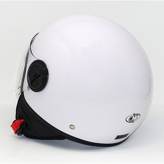 Motorrad-Helm mit Visier Aufzug Ein Jet Black Glossy