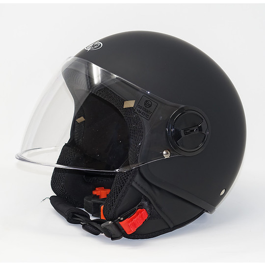 Motorrad-Helm mit Visier Lift One Jet Schwarz Matt Online ...