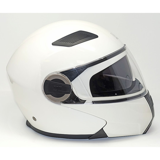 Motorrad Helm Modulares CGM 505 New Singapur Glossy White