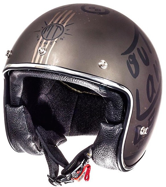 Custom MT Sonnenblende schwarz für Motorrad MT Jet Helm Le Mans 