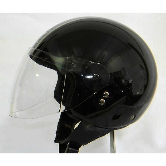 Motorrad Helm Visier Berik Mit Jet Black Grey logo