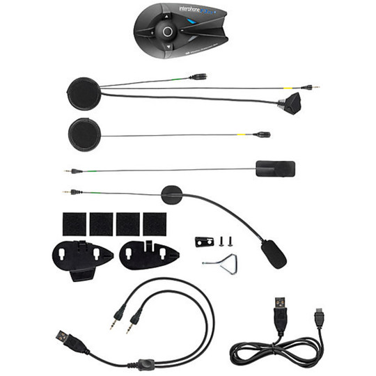Motorrad Intercom Bluetooth Cellular Line F3 XT For Two Helme Neu 2013