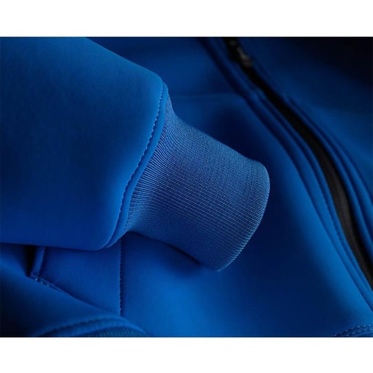 Motorrad-Jacke Blauer Sweatshirt-Jacke EASY MAN Blau 1.0