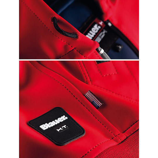Motorrad-Jacke Blauer Sweatshirt-Jacke FRAU EASY 1.1 Red