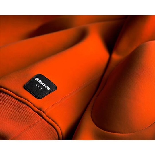 Motorrad-Jacke Blauer Sweatshirt-Jacke MAN EASY 1.0 orange