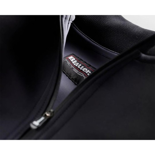 Motorrad-Jacke Blauer Sweatshirt-Jacke MAN EASY 1.0 Schwarz