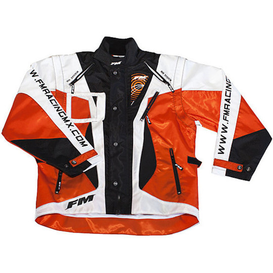 Motorrad-Jacke Enduro Cross-Technik Fm Racing KTM orange