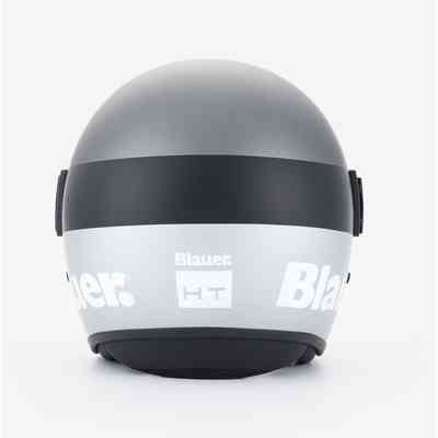 Moto Jet Helm in Blauer Fiber ONLY Blue Caron Black Online-Verkauf 