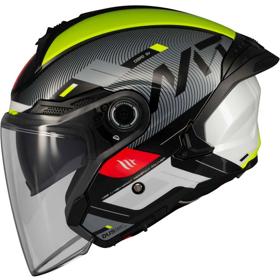 Motorrad Jethelm MT Helmetss COSMO SV SILENCE B3 Poliert