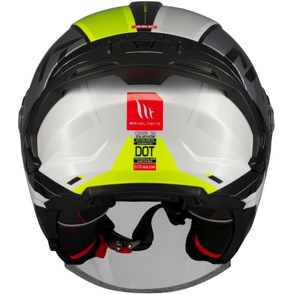 Motorrad Jethelm MT Helmetss COSMO SV SILENCE B3 Poliert