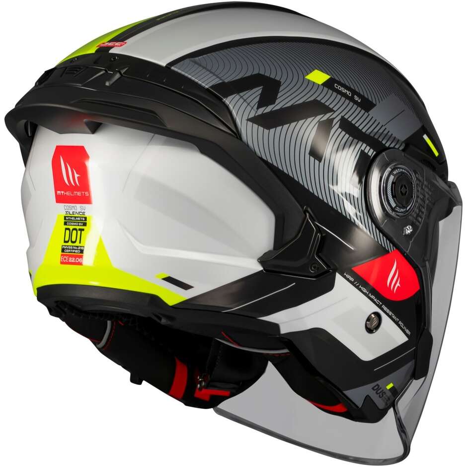 Motorrad Jethelm MT Helmetss COSMO SV SILENCE B3 Poliert