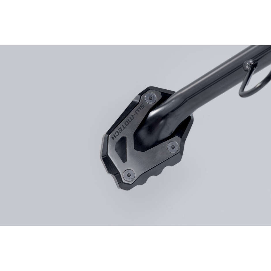 Motorrad-Seitenständerfuß Schwarz/Silber Sw-Motech STS.05.965.10000 Für Suzuki V-Strom 1050DE, Aprilia RS 457