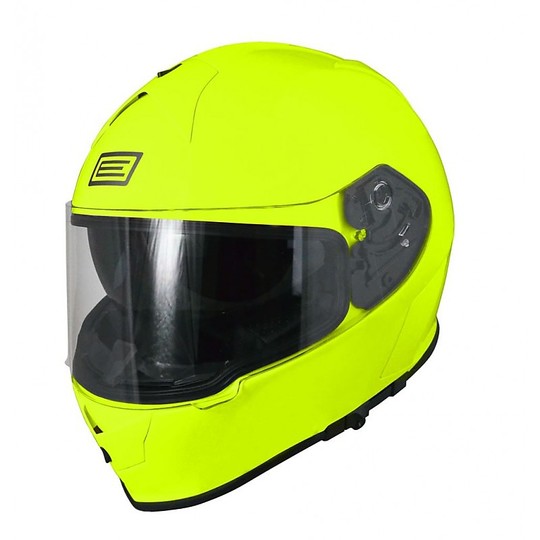 Motorrad-Sturzhelm Integral Origin GT Doppel Visier fluoreszierend gelb