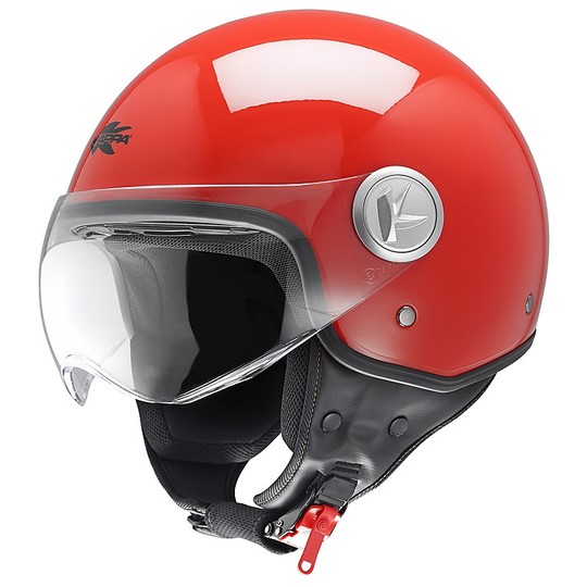 Motorrad-Sturzhelm Jet Kappa KV20 Rio-B Neue 2016 rot glänzend