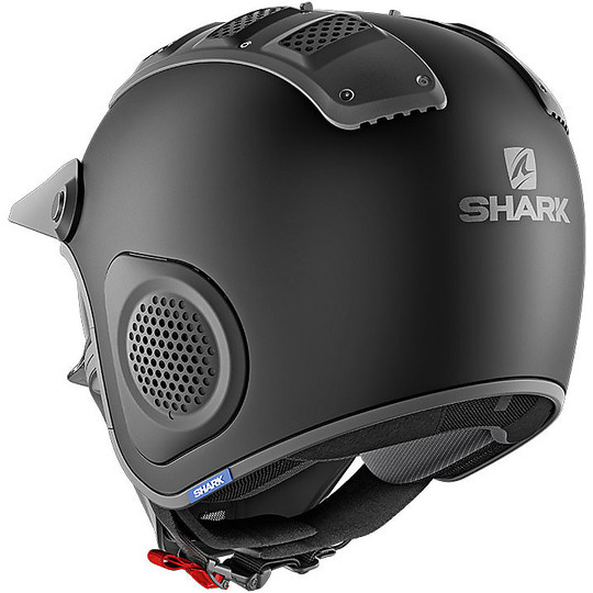 Motorrad-Sturzhelm Jet Shark X-DRAK Blank Matt Black
