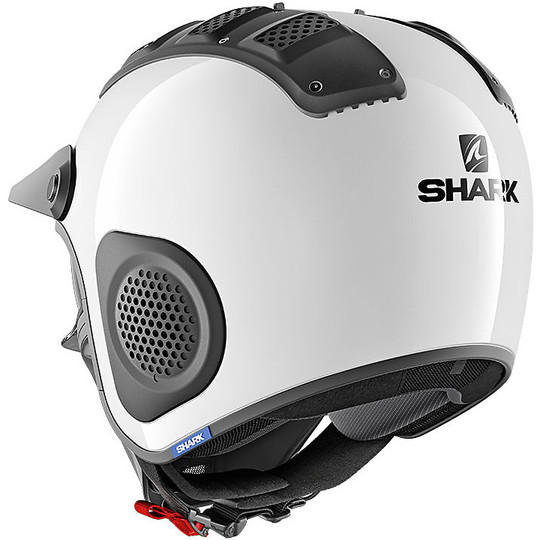Motorrad-Sturzhelm Jet Shark X-DRAK Blank White
