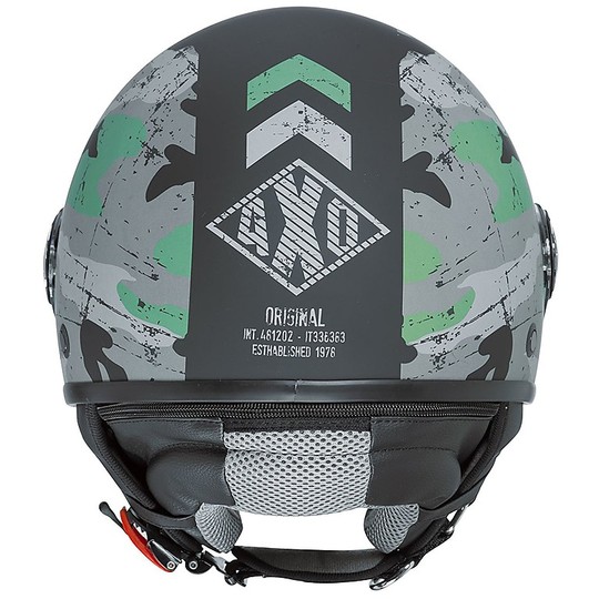 Motorrad-Sturzhelm-Maske mit Jet Axo U-Tarnung