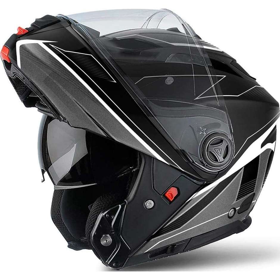 Motorrad-Sturzhelm Modular Airoh Phantom Geist S Matt Black