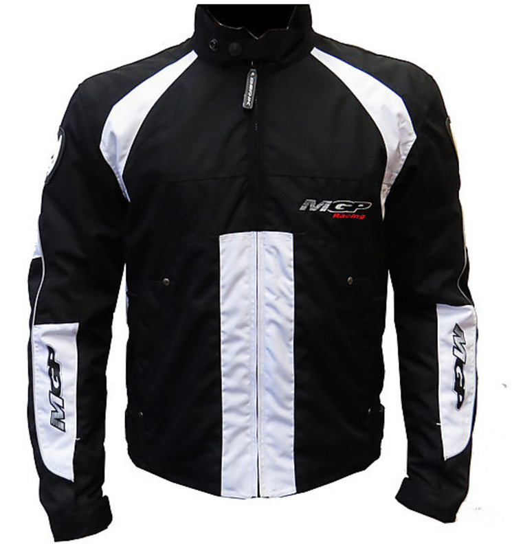 Berik Imola Air Motorrad Textiljacke Gr.56 - Schwarz/Weiß Mit Protektoren