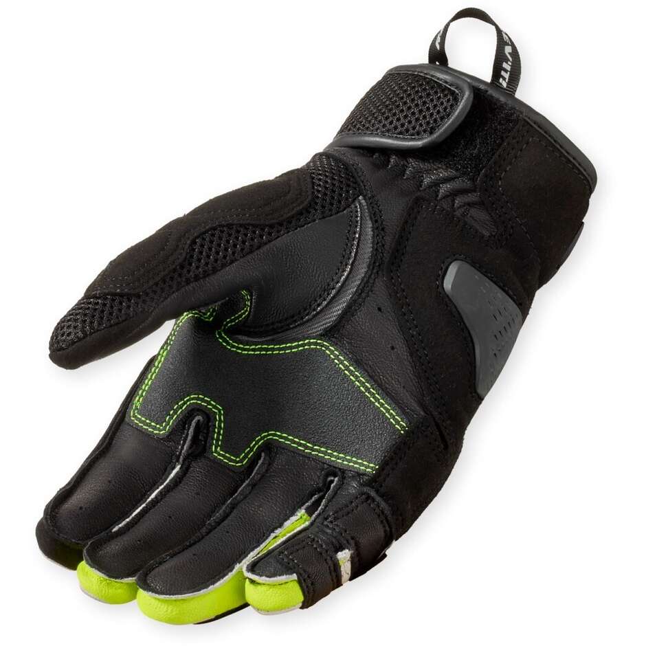 Motorradhandschuhe Rev'it Blaze Hellgrau Neongelb