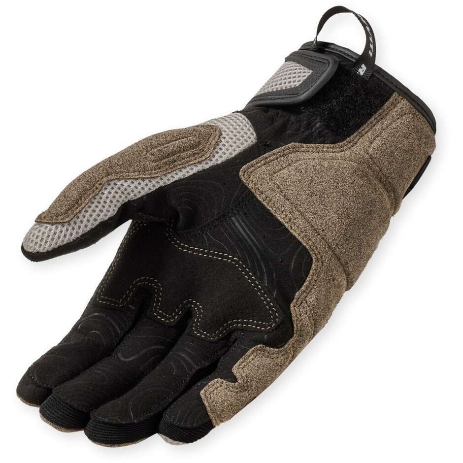 Gants moto Rev'it Cavern Sand Black