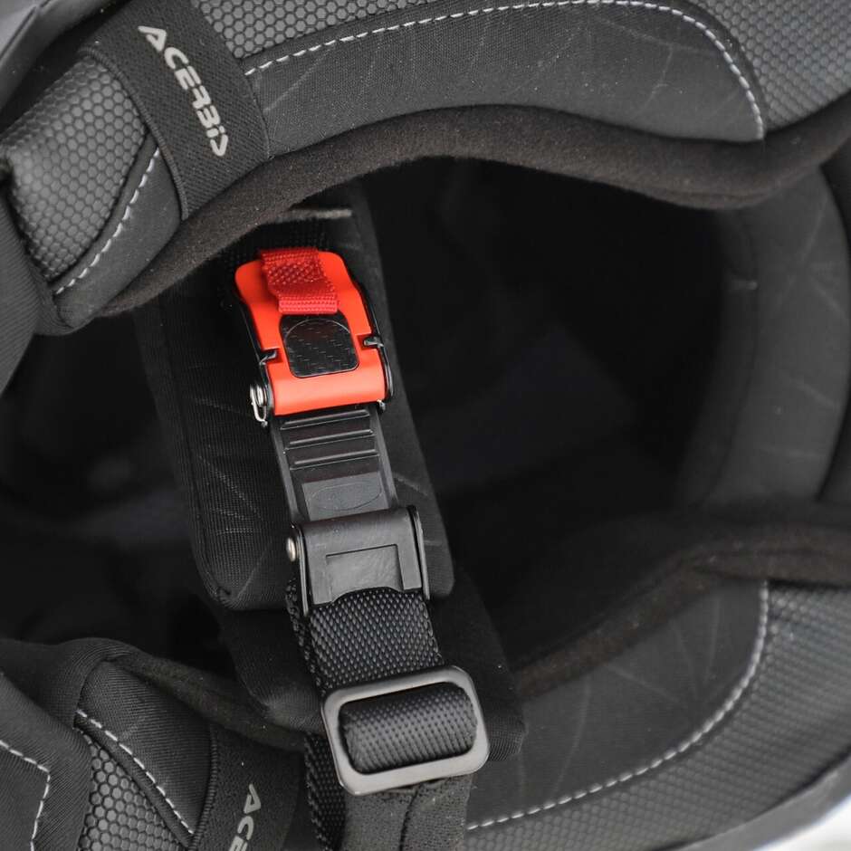 Motorradhelm Adventure Acerbis Assault Mono Gelb Fluo