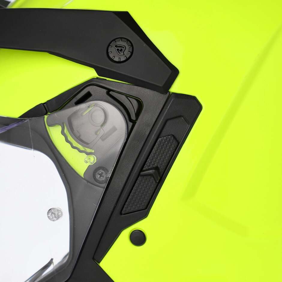 Motorradhelm Adventure Acerbis Assault Mono Gelb Fluo