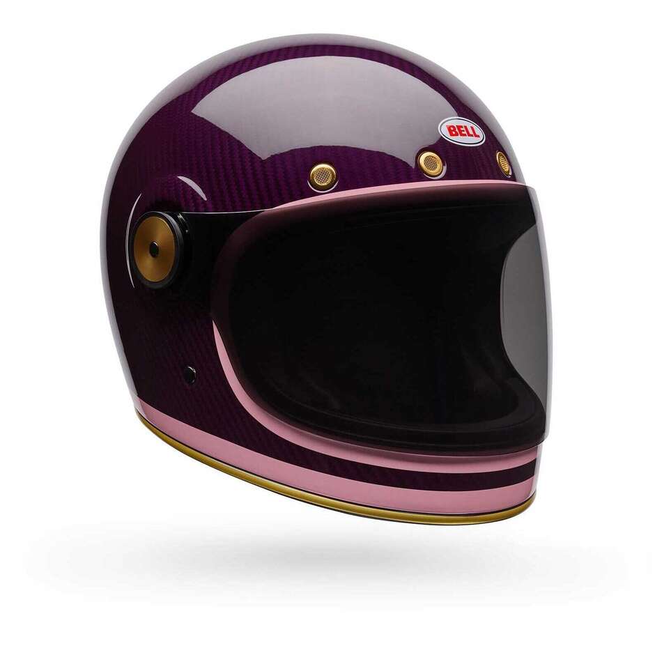 Motorradhelm Bell BULLITT GT CARBON LANE Pink Pink