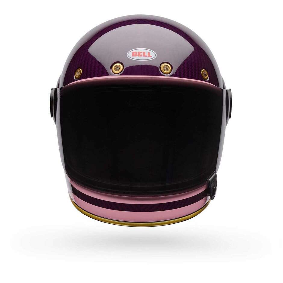 Motorradhelm Bell BULLITT GT CARBON LANE Pink Pink