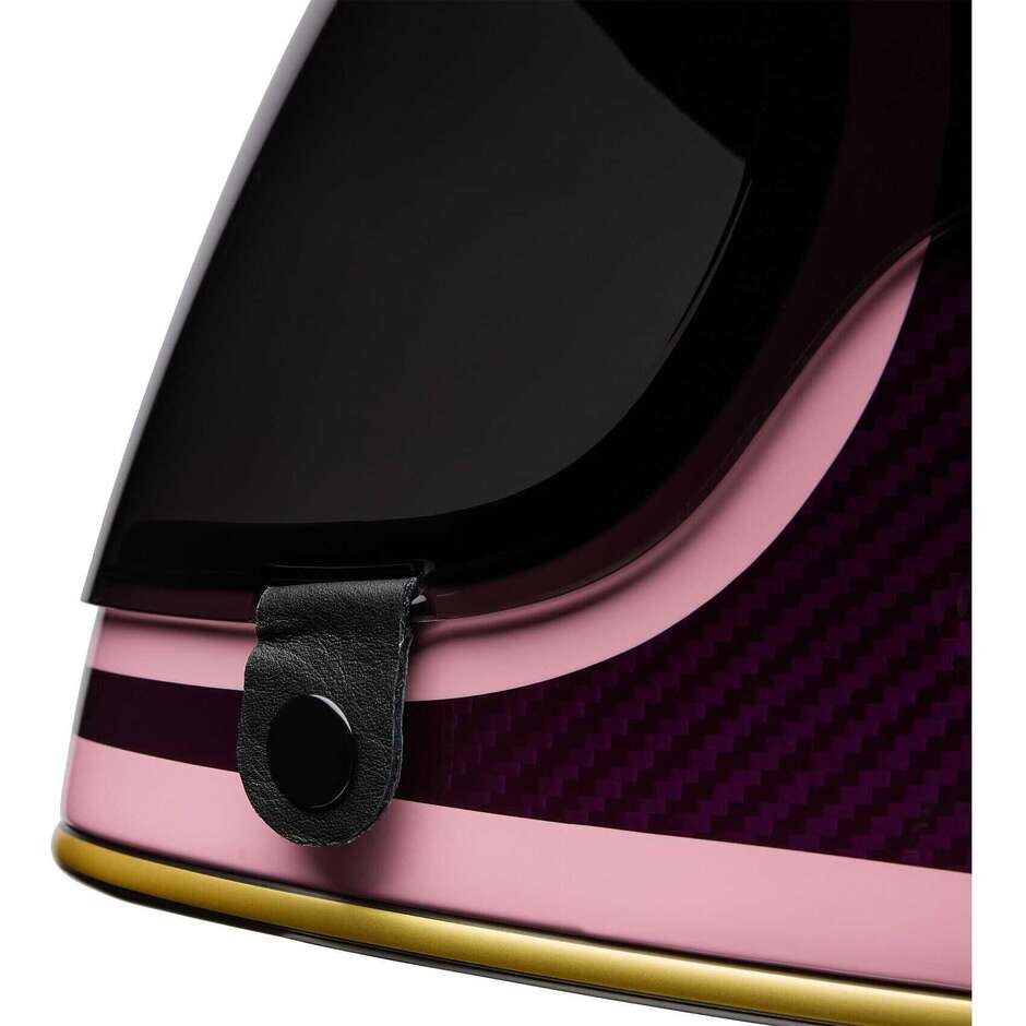 Motorradhelm Bell BULLITT GT CARBON LANE Pink Pink