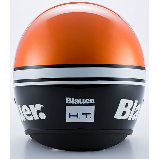 Motorradhelm Blauer Jet Pilot 1.1 HT-Faser Multicolor orange