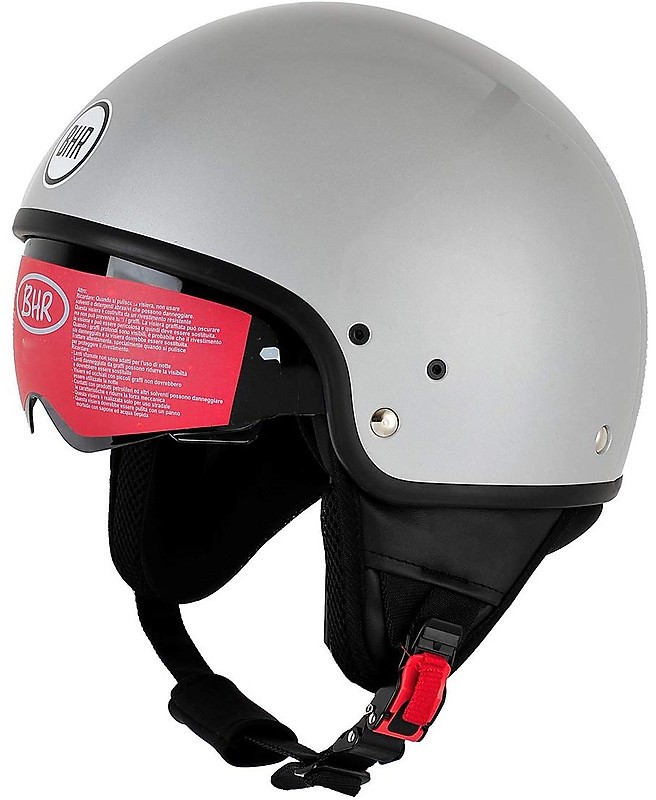 BHR 50270 Demi Jet Mat Helmet, Black, S