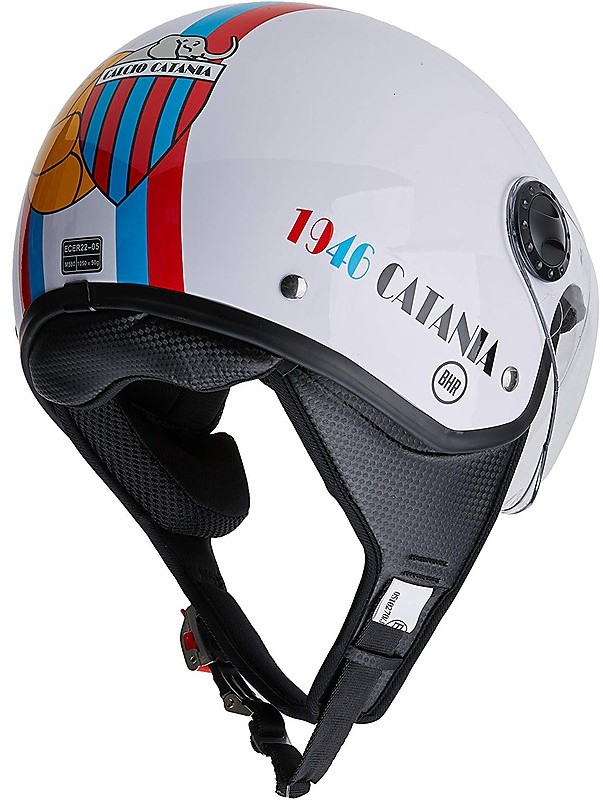 Casque De Moto Demi-Jet Visière Bombée BHR 801 Ca Produktbild-Vorschau 3