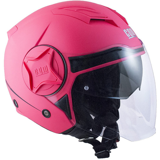 Motorradhelm Doppelstrahlvisier CGM 129a ILLINOIS Opaque Fluo Pink