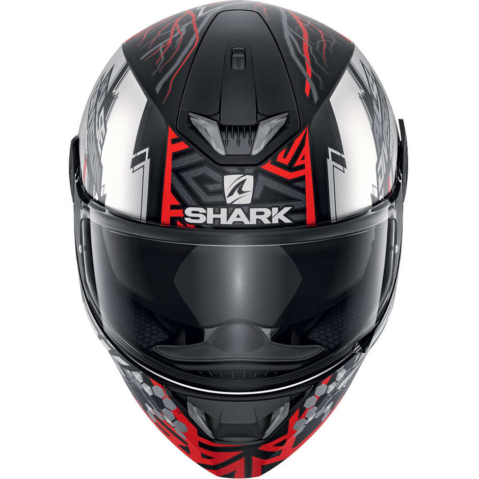 Motorradhelm Full Face Shark SKWAL 2.2 Noxxys Matte Schwarz Rot Matt