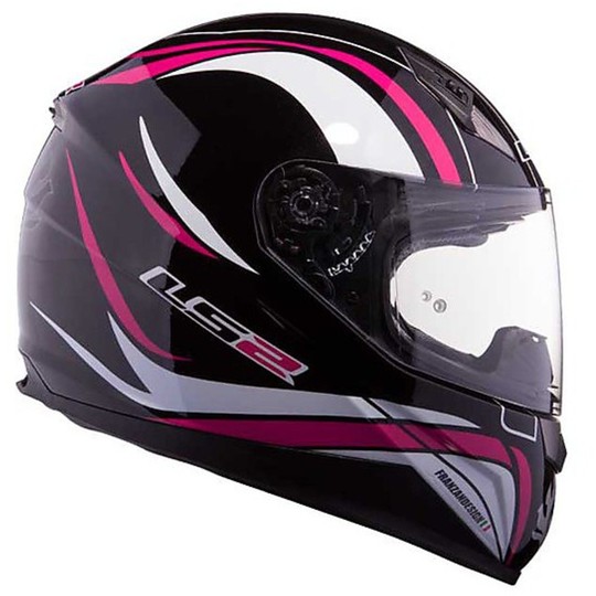 Motorradhelm Integral Ls2 FF384.11 Blade II Dual-Visor Phoenix Noir-Rose