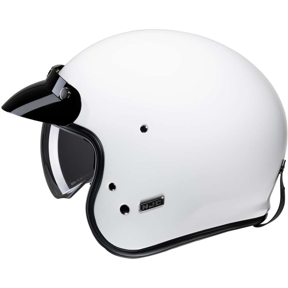 Motorradhelm Jet Custom Hjc V31 Weiß