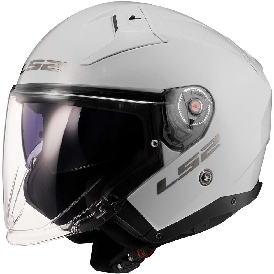 Motorradhelm Jet Ls2 OF603 INFINITY 2 Solid White