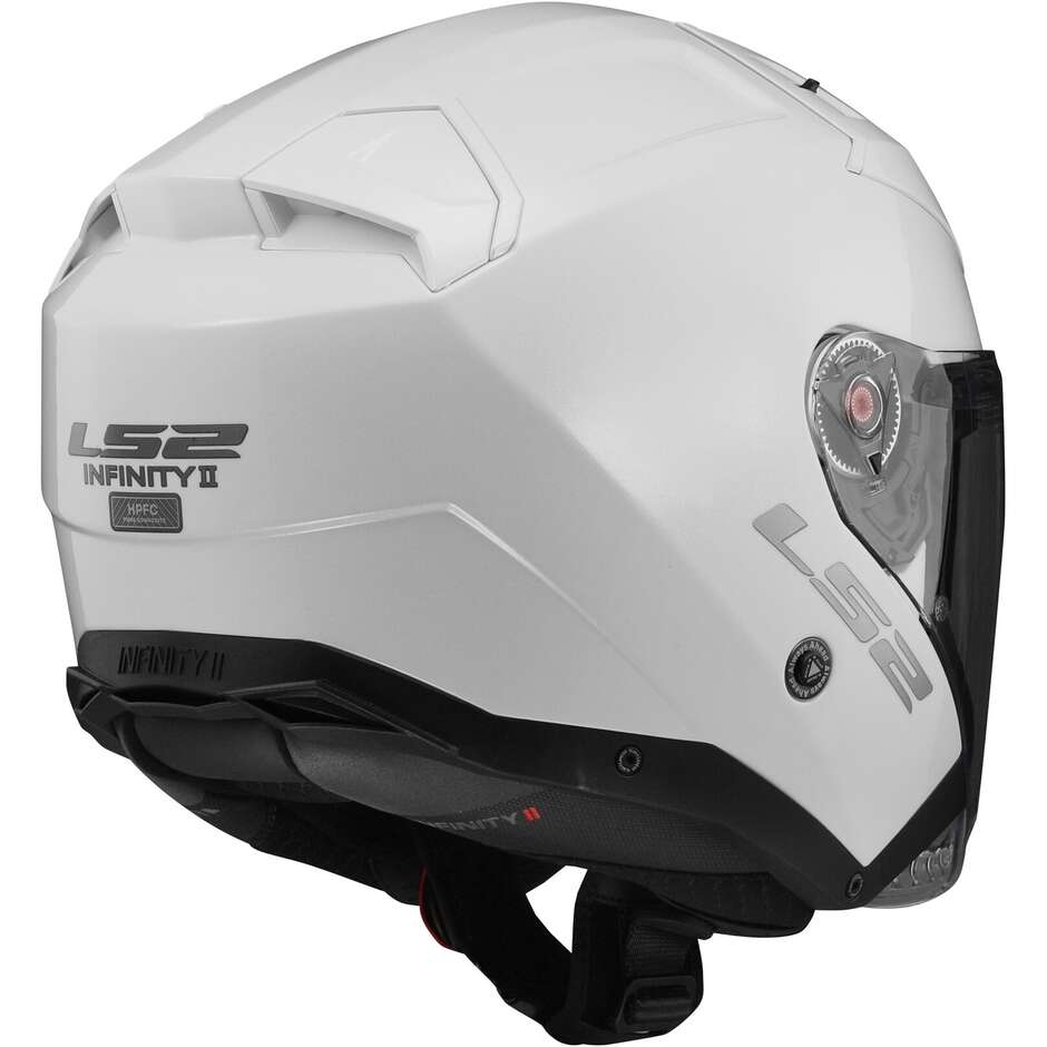 Motorradhelm Jet Ls2 OF603 INFINITY 2 Solid White
