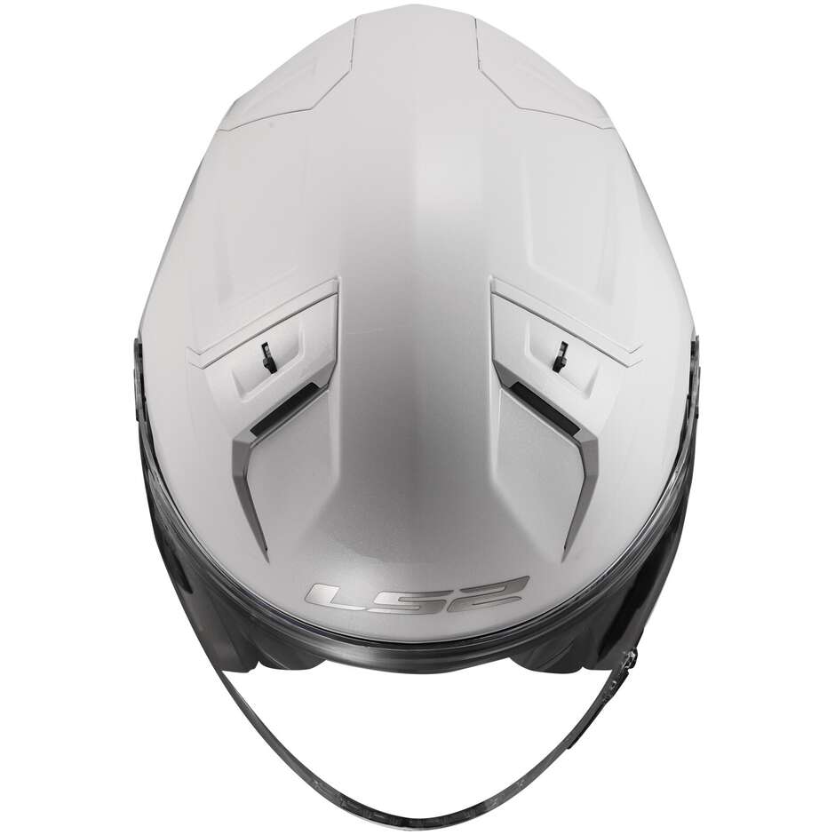 Motorradhelm Jet Ls2 OF603 INFINITY 2 Solid White